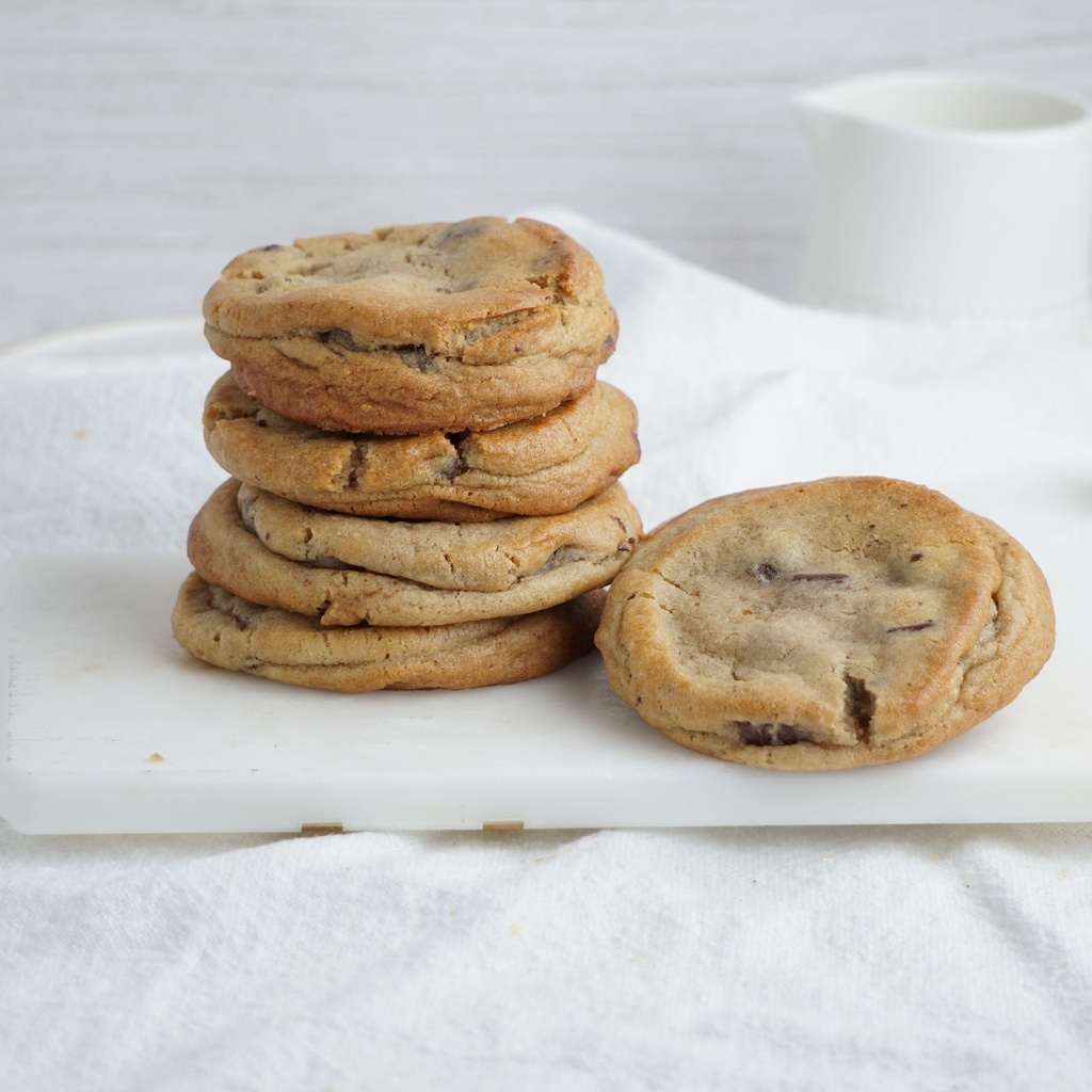 Biscuits morceaux de chocolat | 95g, cru, 6 unités