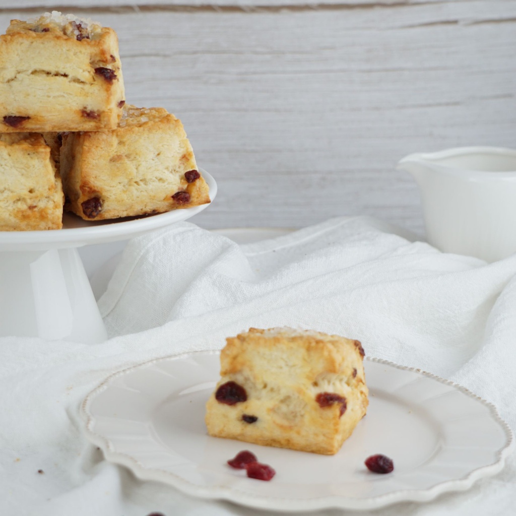 Scones Canneberge orange | 95 g, Cru, 6 Unites