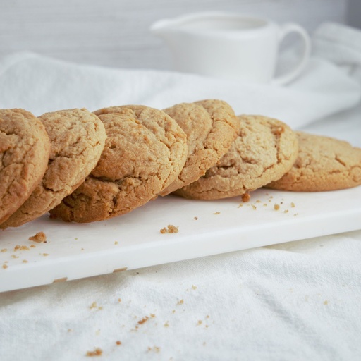 [BAC6] Biscuits beurre d'arachides et mcx de chocolat | 95g, Cru, 6 Unites
