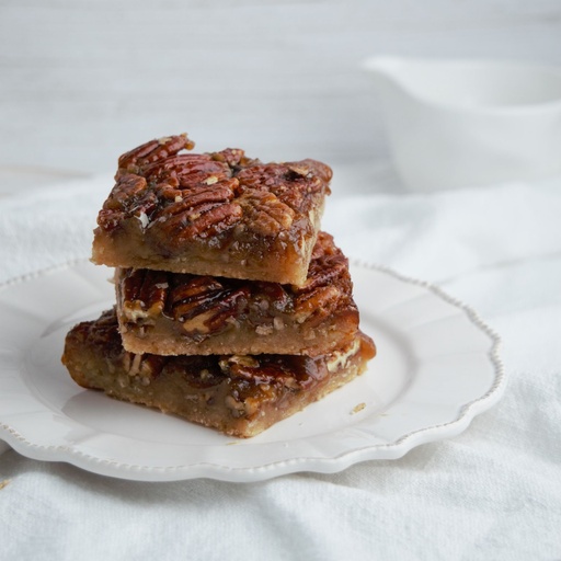 [CPdemi12] Carrés pacanes | 1,5" x 3", 58 g, 12 Unites