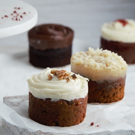 [GM4] Gâteaux mixte | 140 g, Boîte de 4 Unites