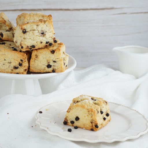 [SB956] Scones Bleuets citron | 95 g, Cru, 6 Unites