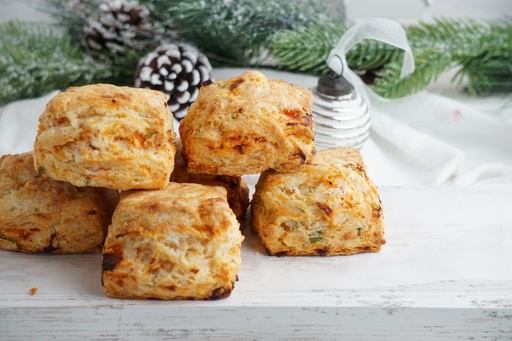 [STF956] Scones Tomate feta | 95 g, Cru, 6 Unites